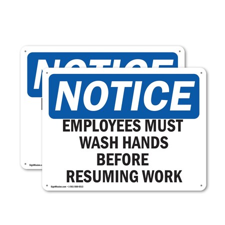 Signmission Safety Culture Sign, 24 in Width, Aluminum, Rectangle OS-2PACK-NS-A-1824-L-12014